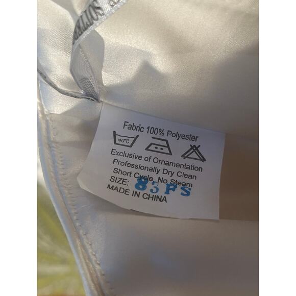 NWOT Maggie Sottero Satin Strapless Corset Fit Flare Wedding Dress Gown 8 10 12 - Picture 13 of 13